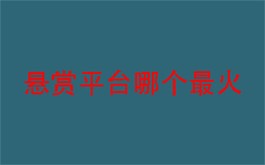 2024年悬赏平台哪个最火？目前排名前三的悬赏平台